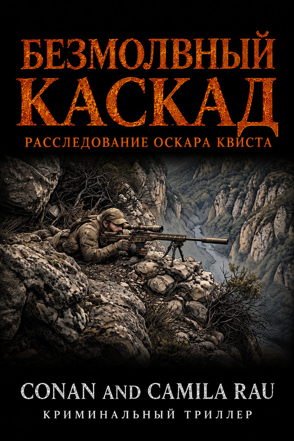 Оригинальная русская обложка «Безмолвного каскада» Конана и Камилы Рау