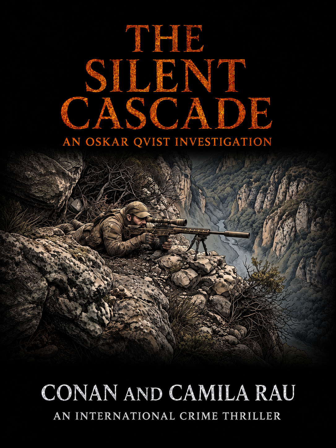 The Silent Cascade by Conan and Camila Rau — original English cover